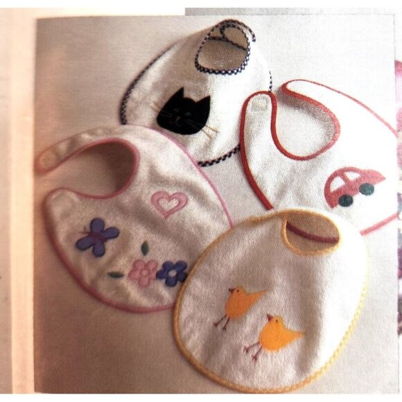 Kwik Sew 2971 Sewing Pattern For Blanket Bibs & Doll Baby Gift DIY Craft Fair It - Picture 3 of 9